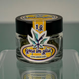 Super Lemon Haze 1 Gramm CBD-Blüten Gras im Glas