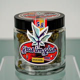 Sour Diesel 5 Gramm CBD-Blüten Gras im Glas