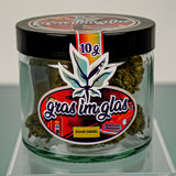 Sour Diesel 10 Gramm CBD-Blüten Gras im Glas